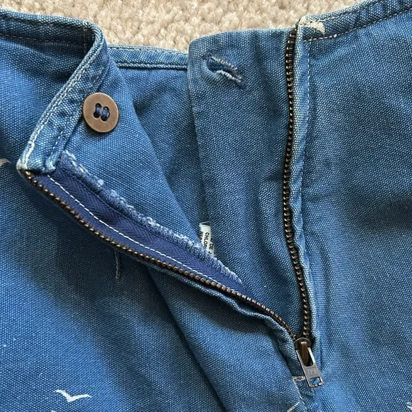 VTG Liz Claiborne Tropical Denim Skirt 2 Petite - Picture 9 of 11